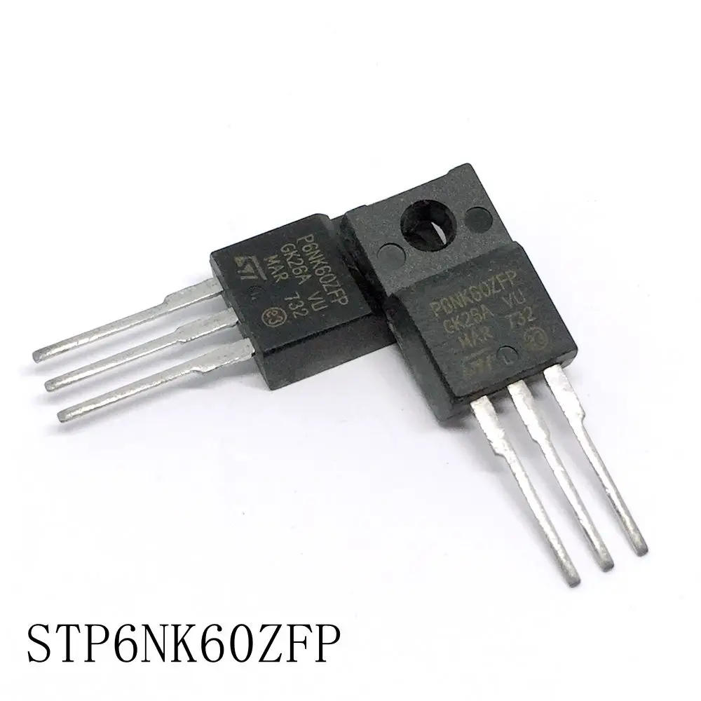MOS STP6NK60ZFP TO-220F 6A/600V 10 шт./лот новинка на