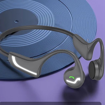 

HOT-H9 Bone Conduction Bluetooth Headset Wireless Sports Bluetooth 5.0 Open Binaural Stereo Bone Conduction Headset