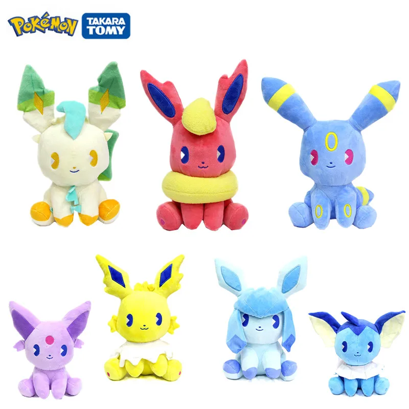 

10cm Pokemon Toy Plush keychain pendant Anime Figures Eevee Glaceon Flareon Leafeon Espeon Sylveon Vaporeon Plush Doll Kids Gift