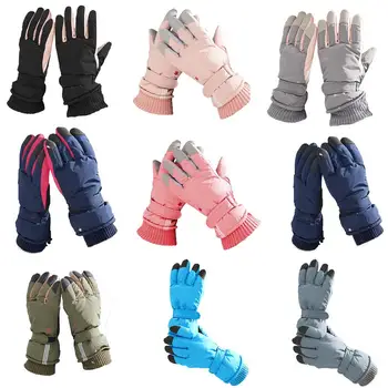 

Winter Playing With Snow Ski Gloves Men's And Women's Waterproof And Warm Equipment Motorcycle Riding Cold And Freezing Gloves