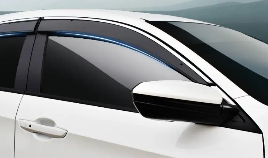 4 шт. ABS автомобильный Стайлинг окна Козырьки тенты укрытия дождь щит для hyundai Sonata 2011 2012 2013 авто аксессуары