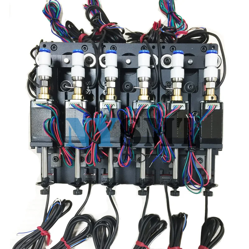 SMT DIY головка Nema8 полый вал шаговый для smt палочки машина с местом шесть головок