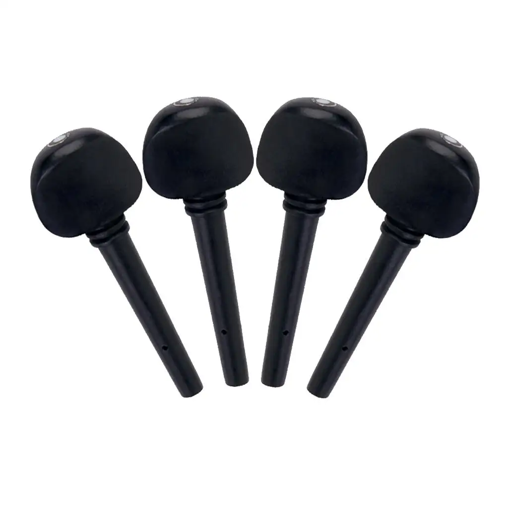 Ebony 4/4 Виолончель колышки, набор, виолончель, колышки, музыкальные инструменты, части, черный