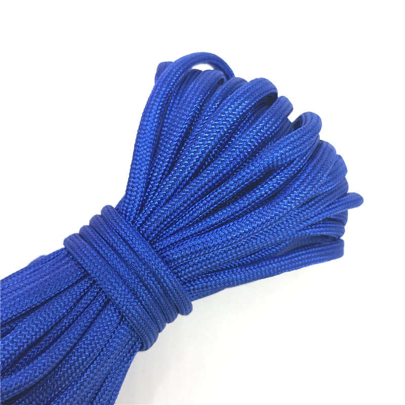 10meters/Lot 6mm Solid Parachute Cord Lanyard Rope Mil Spec Type One Strand Climbing Camping Survival Equipment Paracord