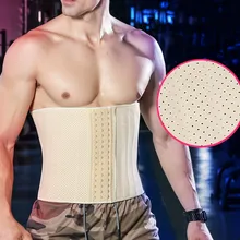 Мужские хлопок 25 железные косточки Талии Тренажер высокий пояс корсет для подтяжки талии пояс для похудения бесшовное нижнее белье Корректирующее белье