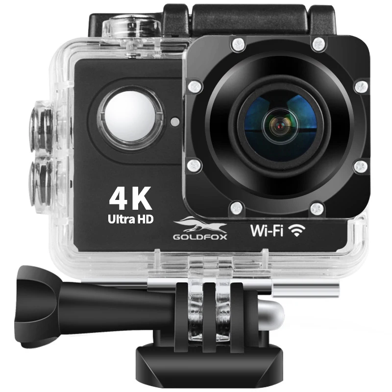 H9R/H9 оригинальная Экшн-камера Goldfox Ultra HD 4 K, 1080 p, Спортивная камера, 30 м, водонепроницаемая, экран 2,0 дюйма, go extreme pro cam
