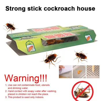 

10PCS COCKROACH HOUSE Blackbeetle Trap Cockroach Trap Bait Pest Kitchen Paperboard Catcher Cabinet Environmental Roach Glue