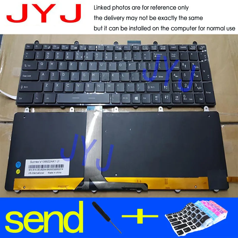 Клавиатура для ноутбука MSI MS 1762 GE60 GE70 GX60 GX70 GT60 GT70 GT780 GT783 отправить прозрачную