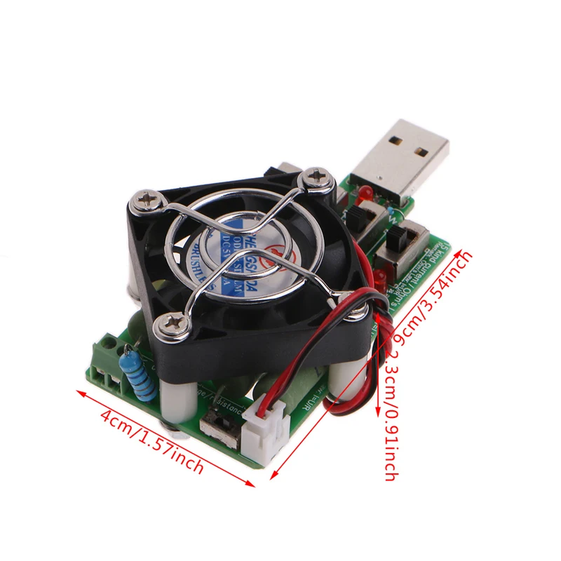 Регулируемый 15 ток USB нагрузочный резистор Сопротивление разрядки Емкость тестер Прямая поставка поддержка