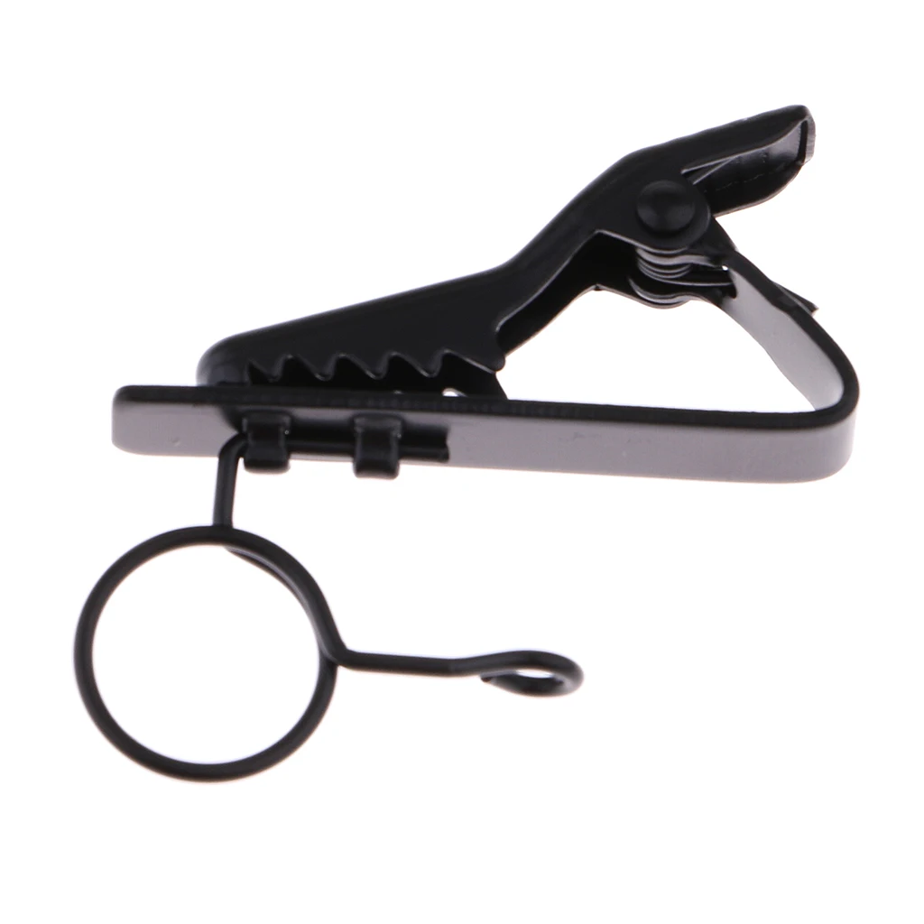 

Ring Type Mini 10mm Microphone Lapel Tie Clip Holder for Chat Meeting