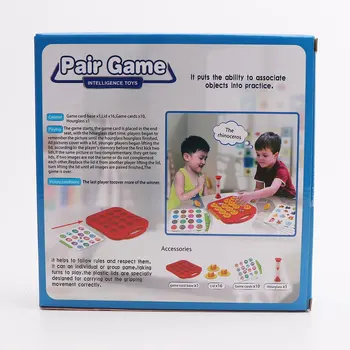 

Children Memory Training Matching Pair Game Early Education Interactive Toy Parent Child Link Up Chess Toys Kid Party Gift