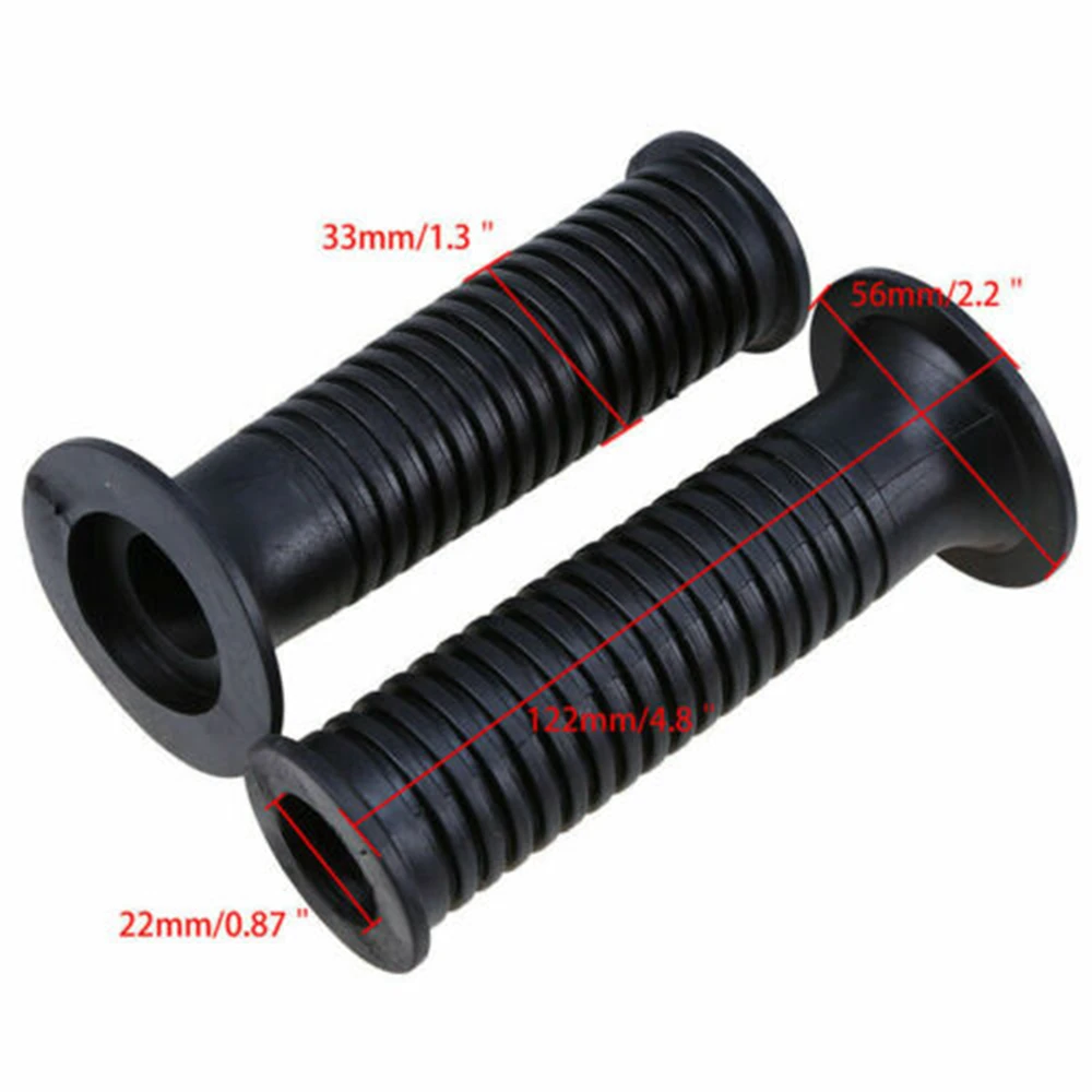Poignées De Guidon Universelles Area1 Pour BMW R 80 GS, R 100 R, R, S, ST... - Couleur Noir, NEUVES
