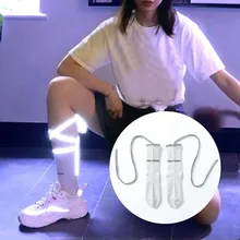 Флуоресцентные носки в полоску, бренд tide Светоотражающие поперечные, трубчатые носки, мужские и женские, модные индивидуальные Носки 03
