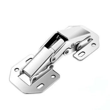 

Cabinet Hinge Bridge Concealed Hinge Soft Close 3inch 90 Degrees Easy Installation Hinges No Drilling Door Hinges LB88