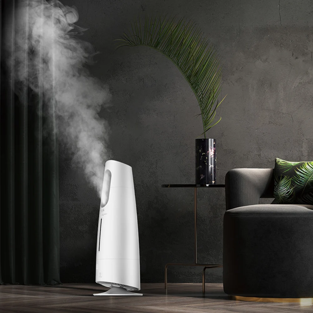 Xiaomi DEERMA 4L домашний увлажнитель воздуха с сенсорным экраном, Очищающий воздух для помещений с кондиционированием, офисный бытовой с фильтром