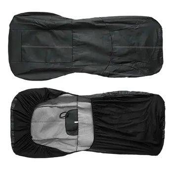 

PU Leather Four Seasons Car Seat Cover Easy Clean Comfortable 7 Seater 8 Seater Cushion Protector Wear Resistant Soft Interior