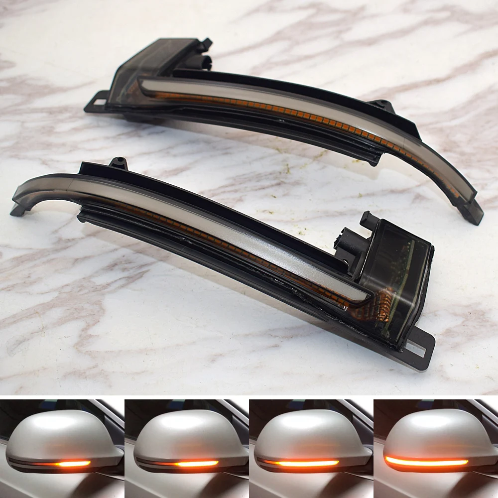 LED Dynamic Turn Signal Flashing Light Side Rear View Mirror Indicator