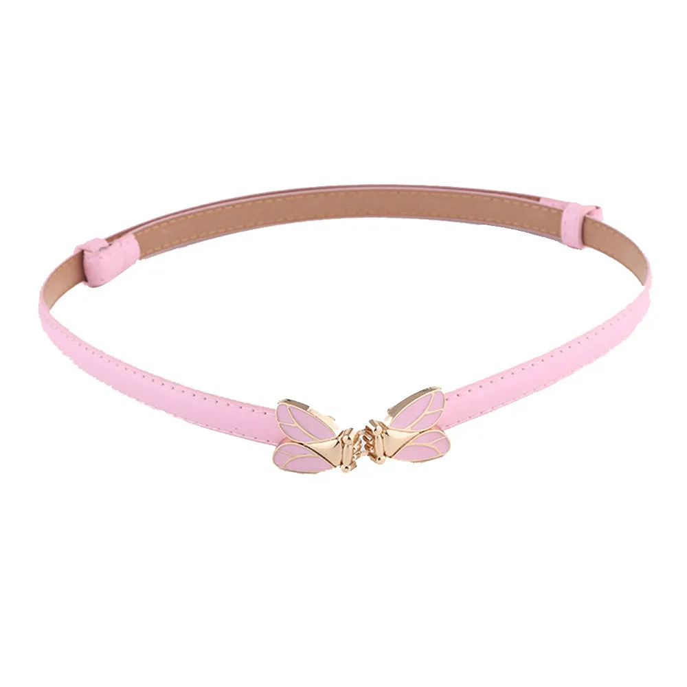 Buckle-free Belt For Jean Pants Dresses Elegant Fashion Women Belt Buckle Leather Waistband Accessories High Quality