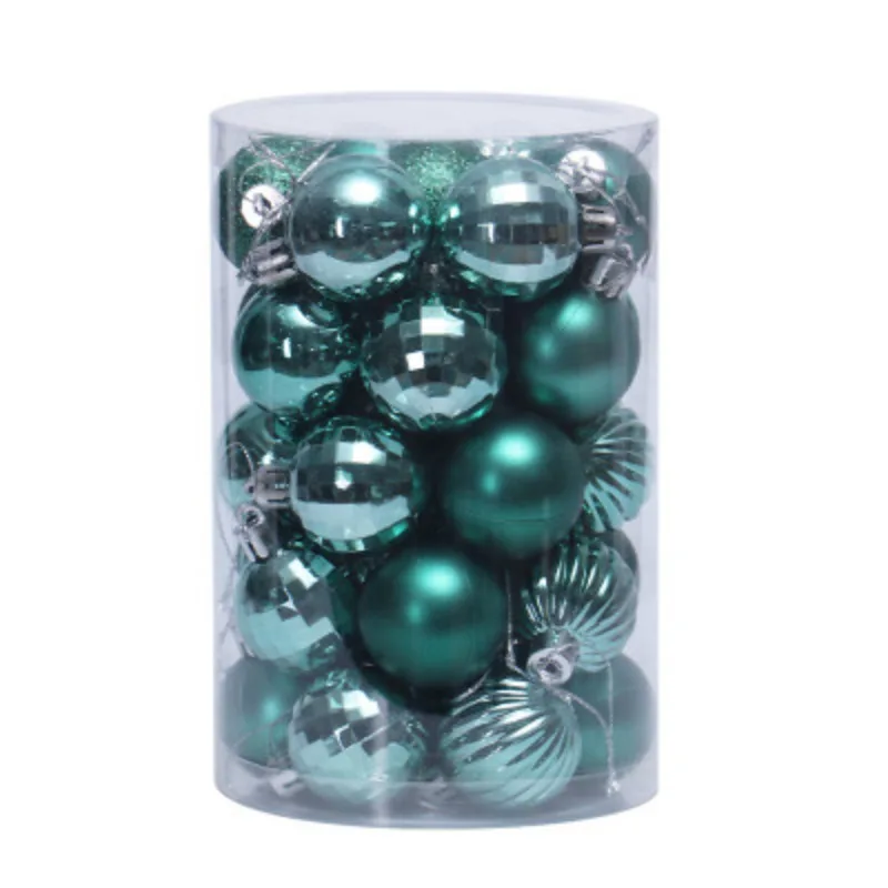 ztou 34Pcs Different Designed Hanging Balls Assorted Christmas Tree Ornament Party Xmas Decorations Set