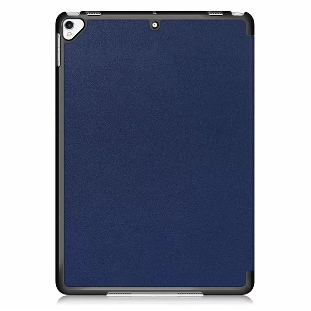 Чехол для iPad Pro 10,5 Air 3 чехол ультра тонкий PU кожаный умный чехол для нового iPad 10,2 чехол 7-го поколения защитный чехол - Цвет: Dark blue