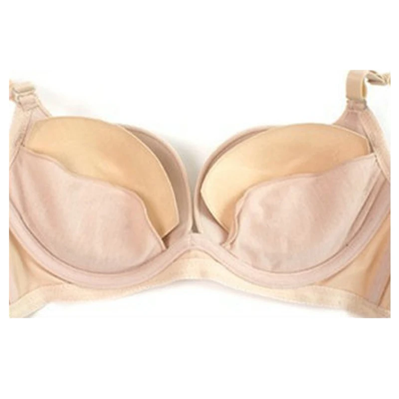 Bra Pads Inserts Sexy Thick Sponge Breast Insert Push Up Bra Enhancer Swimsuit Bikini Padded Removeable Chest Accessories 1/2/3Pair