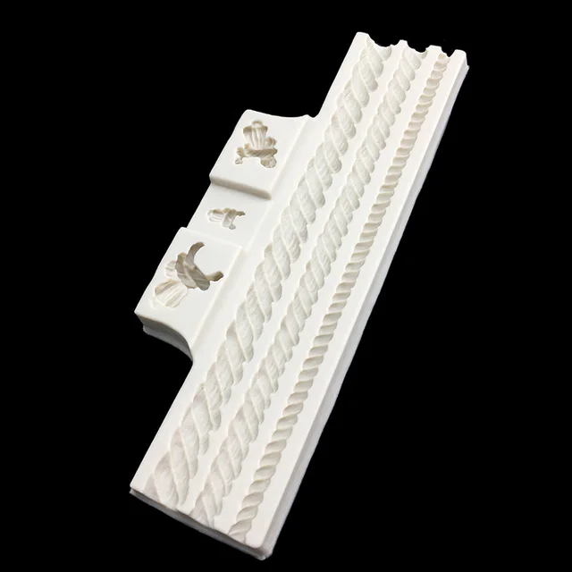 Kötélkábel -Szilikon Penész Fondant Csokoládé Cukrász Torta Díszítő Szerszámok - Image 2