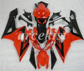 

Injection New ABS Motorcycle Full Fairings Kit Fit For SUZUKI GSX-R1000 K5 2005 2006 05 06 GSXR1000 body set Red black hot sales