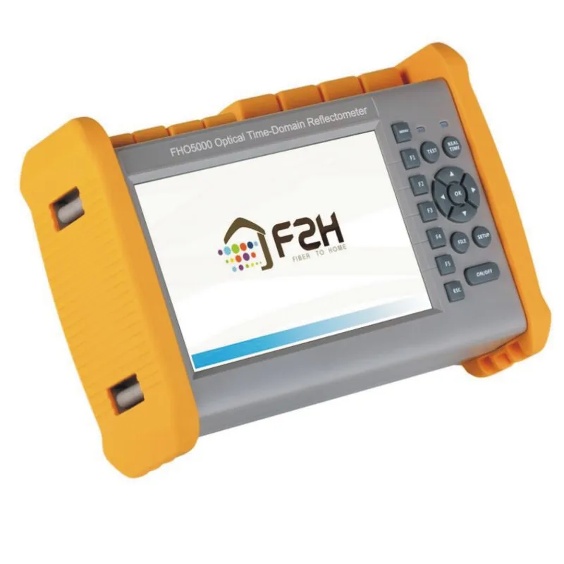 OTDR измеритель мощности тестер оптического волокна 1310/1550/1625nm VFL и F2H FHO5000-T40F сенсорный экран
