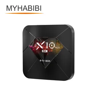 

New Arrived Android 9.0 X10Plus Tv Box Allwinner H6 4GB IPTV Smart Media Player 6K HDR Android X10 Plus Set Top Box
