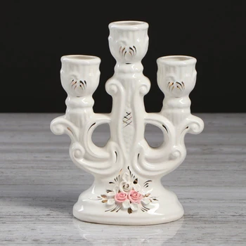 

Candlestick "Triple", ceramic, 19 cm