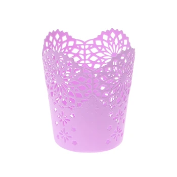 

Hollow Flower Brush Storage Pen Pencil Pot Holder Container Desk Organizer Gift