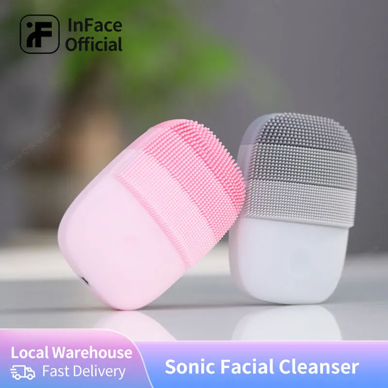 InFace электрическая глубокая Чистящая Щетка массажная Sonic для лица IPX7 водостойкое