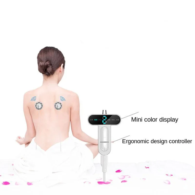 

Mini Cervical Massager Pulse Therapy Massage Stickers Multifunction Body Acupuncture Cervical Massager Home Intelligent TENS