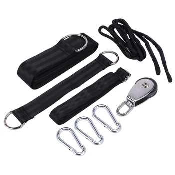 

Fitness Pulley Loading Pin Lifting Triceps Rope Machine Workout Adjustable Length Home Gym Sports Accessories