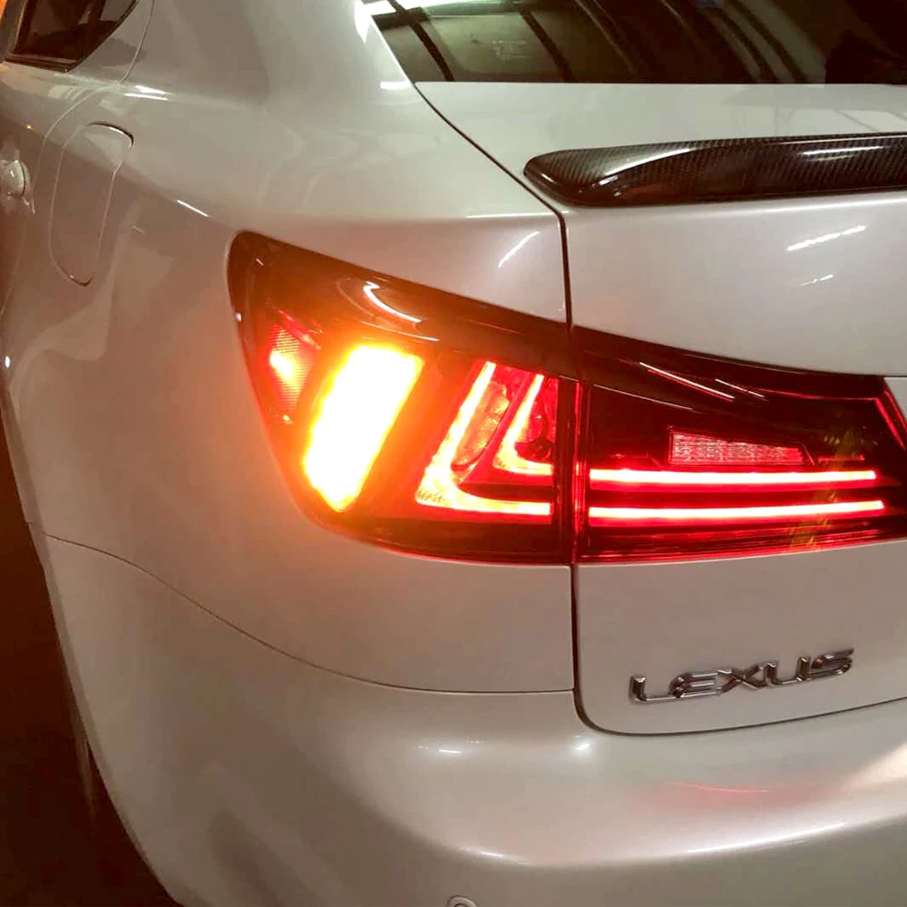 Подходит для Lexus IS250/IS300/IS350 2006 2012 хвост светильник светодиодный дизайн Красный