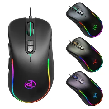 

Wired Gaming Mouse 6400DPI program macro definition Professional-Grade Gamer Mice RGB Wired Mouse Optical for Laptop Computer