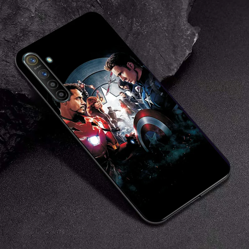 Высококачественный защитный чехол для OPPO A3S чехол A7 AX7 Marvel Comics мягкий TPU чехол для OPPO R17 RX17 Neo K1 A9 A5 A5 A11X чехол Крышка Realme XT X2 - Цвет: TPUBLK625