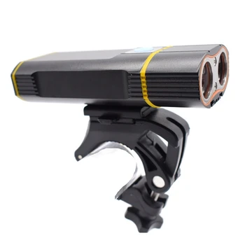 

Hot Bicycle Light Bike Headlight L2/T6 USB Rechargeable 4400MAh Bike Light Waterproof LED Headlight Power Bank Bike Accessories