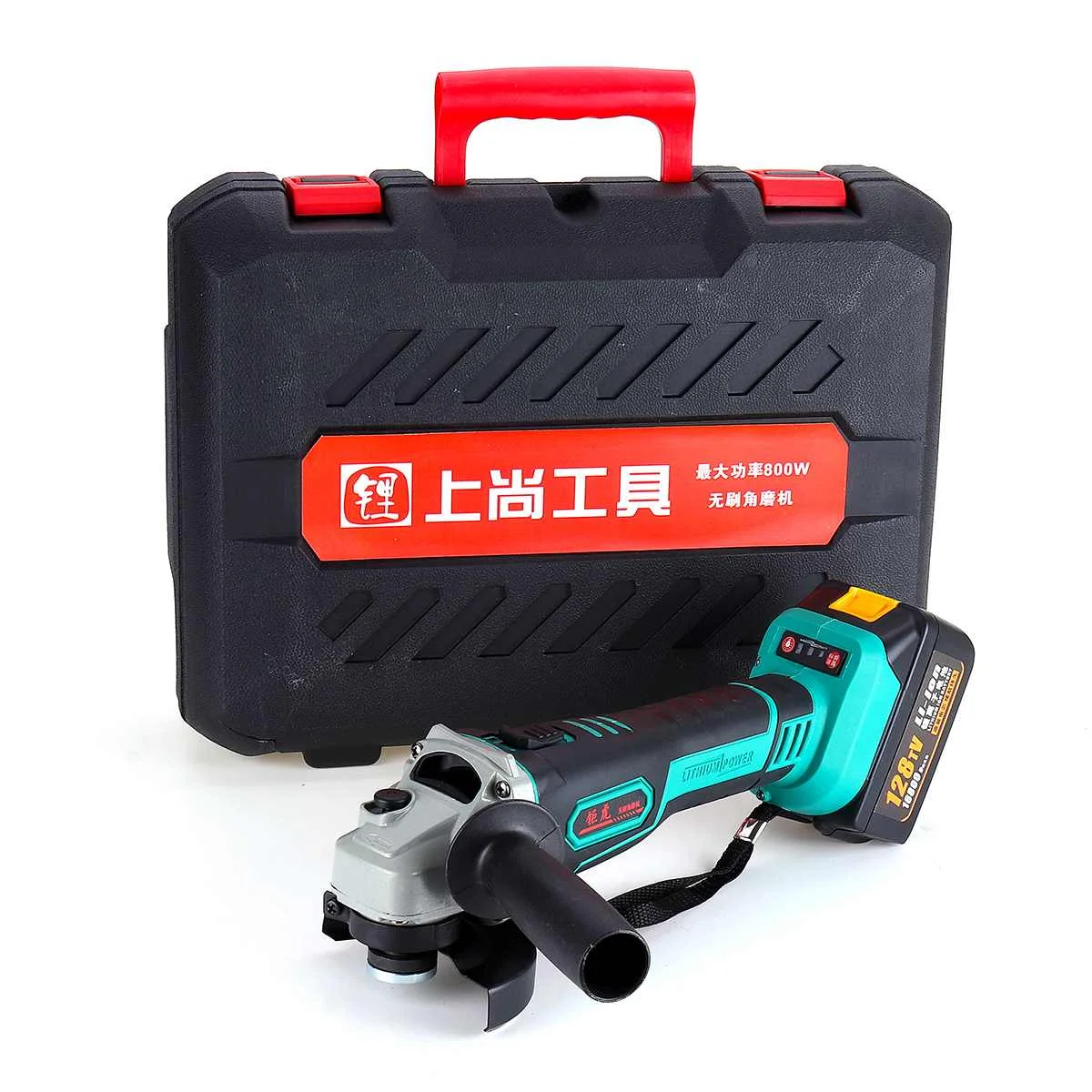 15000/22500/29800mAh 600W Cordless Electric Angle Grinder Power Cutting Tool Chainsaw Bracket Polishing Grinder 128/188/218TV