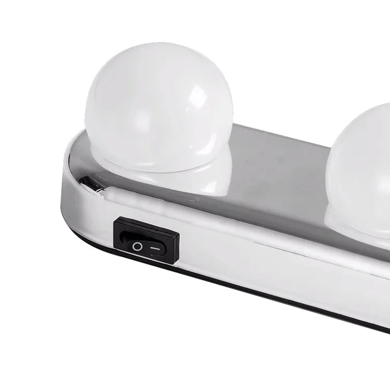 Светодиодный лампы макияж зеркало светильник стакан на присоске установки