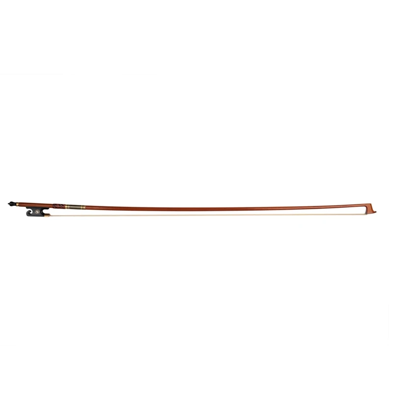 

Quality Violin Bow (Pernambuco Bow Stick Ebony Frog Horsetail Bow Hair) for 4/4 Full Size Violin