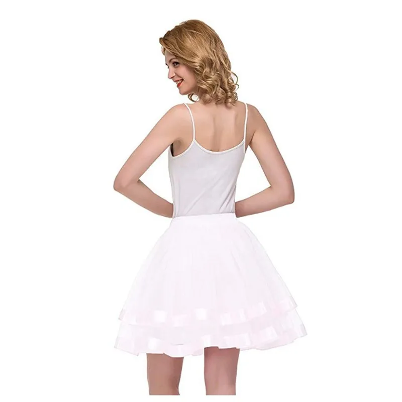 Summer sexy cute style ladies tulle petticoat casual multicolor skirt elastic Rockabilly tutu