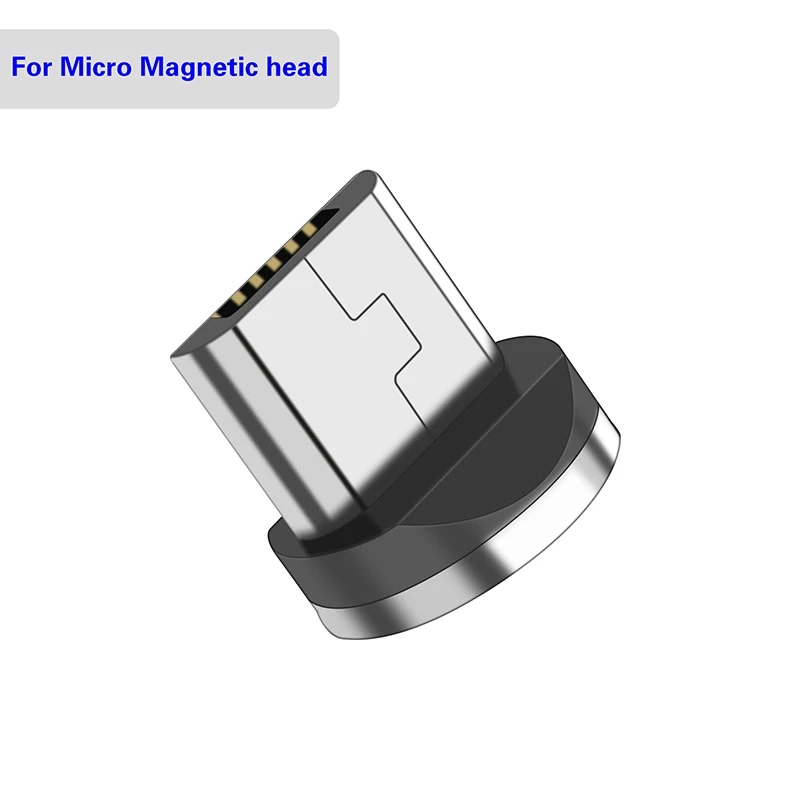 Only Plug No wire Течёт светящийся Магнитный кабель Micro usb type C адаптер для зарядки телефона Micro usb type-C магнитное зарядное устройство usb c для iphone samsung - Тип штекера: Only Plug No wire