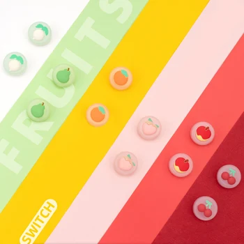 

Fruit Thumb Grip Cap For Nintendo Switch Animal Crossing Joystick Cover JoyCon Handle Case Shell For Nintendo Switch Accessories