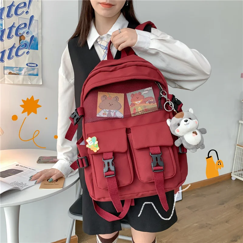 

New Waterproof nylon Women Backpack Female High quality Schoolbag for Teenage girl Travel backpack large capacity Mochila