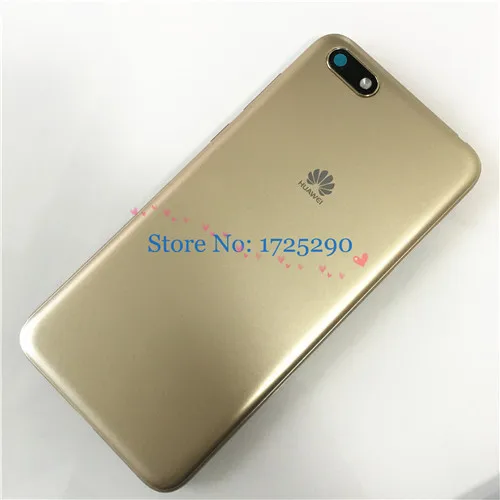 Оригинальная задняя крышка батарейного отсека для huawei Y5 Lite Y5 Prime DRA-L01 L21 L22 L23 DRA LX1 LX5 LX3 - Цвет: Gold