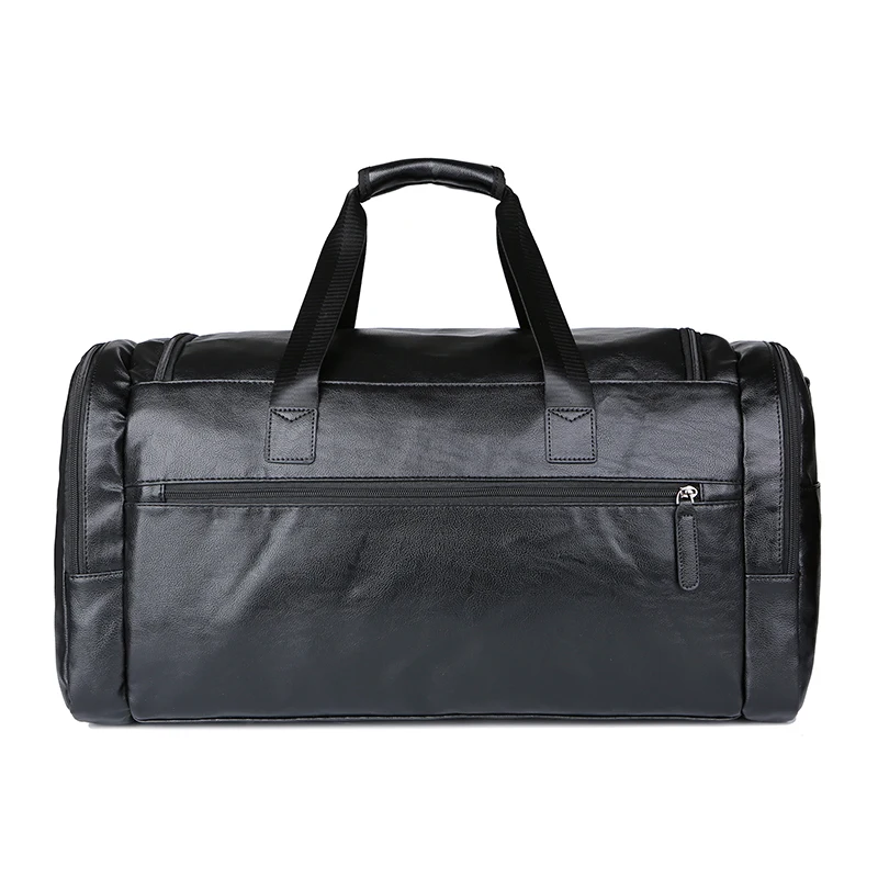 Retro Leather Travel Tote Bags Male Weekend Bag Mens Large Capacity Hand Luggage Duffel Handbags Shoulder Bag