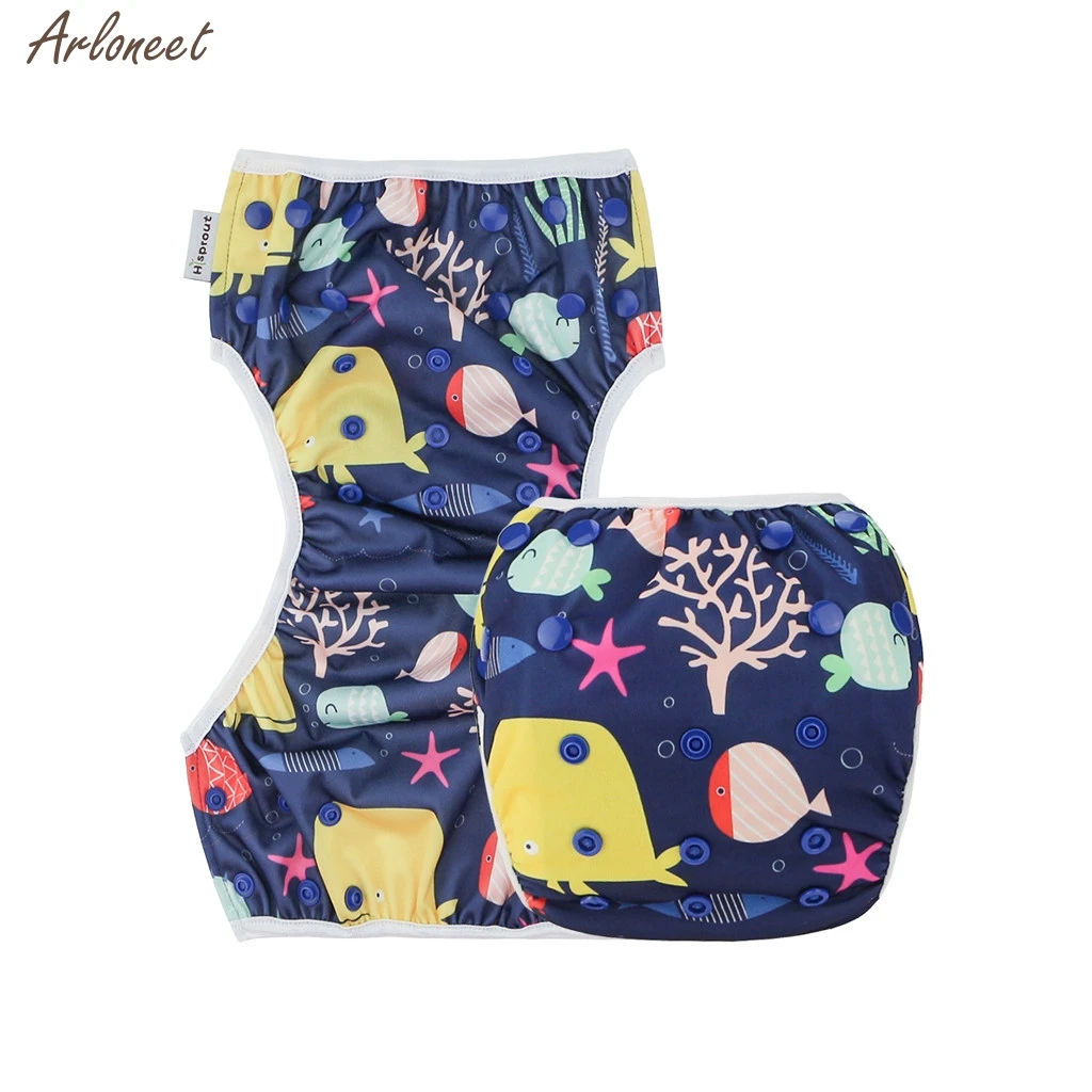 Swim Diapers Toddler Baby Boy Girl Swim Diapers Reuseable Adjustable for Baby Swimming Lesson Summer Pants High Quality