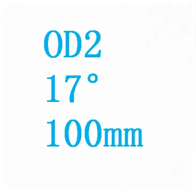 Shimano Pro Vibe дорожный велосипед из сплава 90/100/110 мм стволовых черный 1-1/8» 1-1/" 28,6 мм/31,8 мм прокладка для руля велосипеда - Цвет: OD2 17 Degree 100mm
