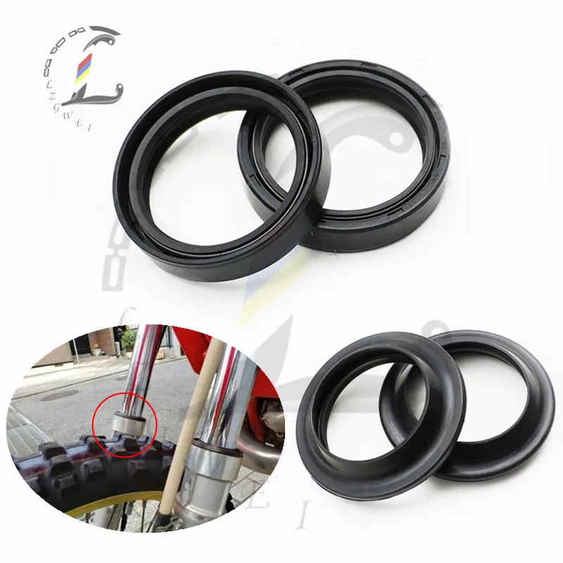 43*55*11 Motorcycle Parts Front Fork Dust Seal And Oil Seal For Yamaha